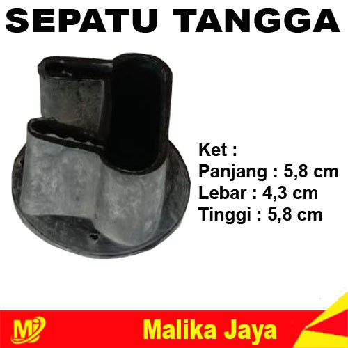 Karet Tangga Lipat Sepatu Tangga Lipat Aluminium