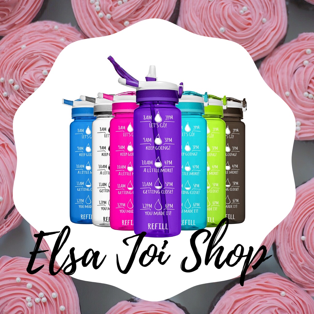 Hydro Mate Water Bottle With Straw 1L - SERIES