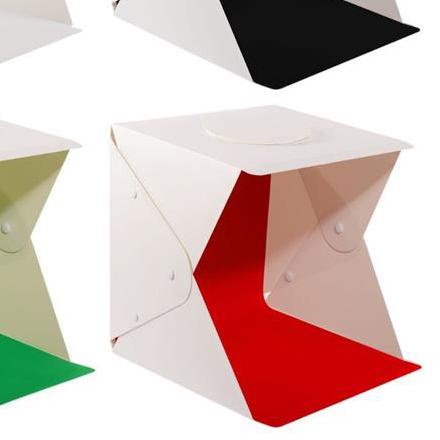 ❂ MINI STUDIO BOX LENGKAP LIGHTING LED BACKGROUND/MINI STUDIO FOTO BOX ➢