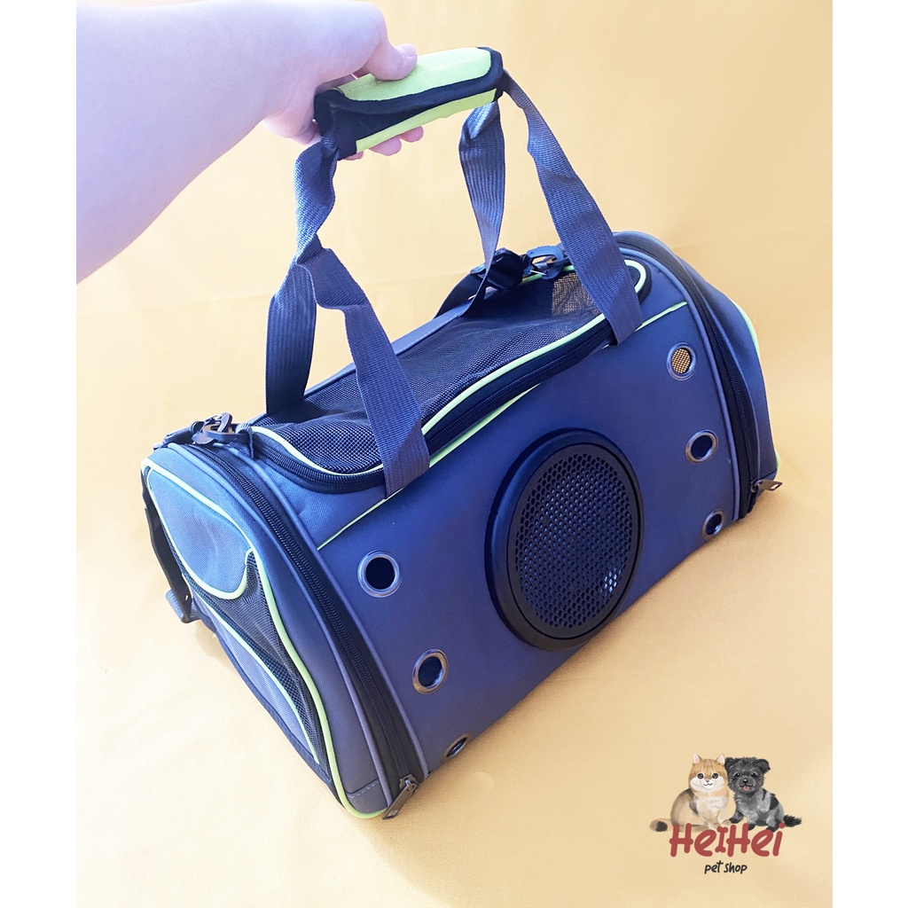 Noona Bag Pet Cargo Carrier Sporty - Tas Selempang Jinjing Tenteng Travel Anjing Kucing - Pet Carrier Bag