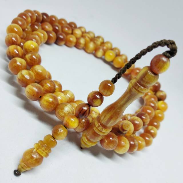Tasbih Kayu / Tasbih Kayu Pinus / Tasbih Tembus Senter / Tasbih Kayu Bertuah By Alficraft