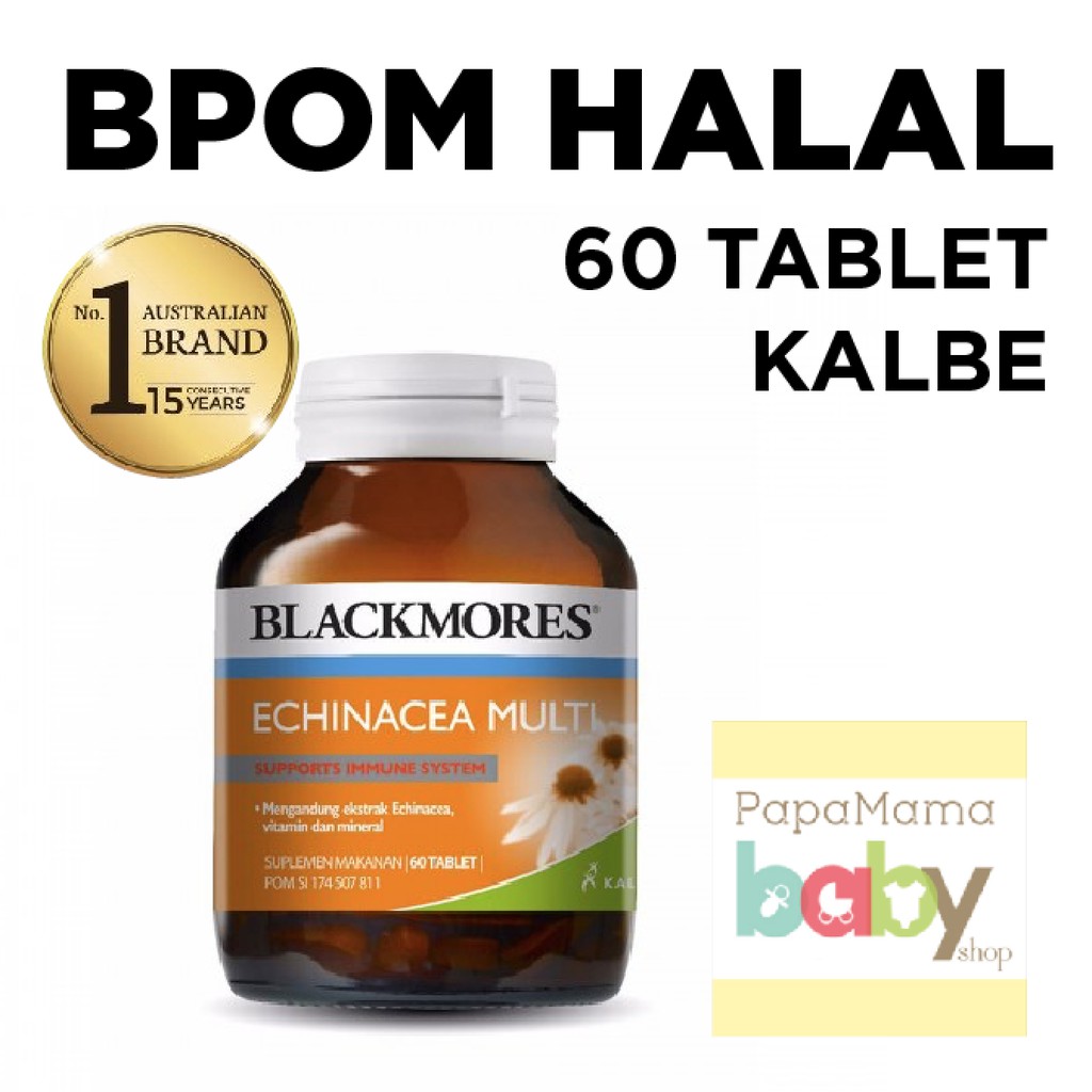 Blackmores Echinacea Multi 60 Tablet Bpom Halal Kalbe Vitamin Nutrisi Daya Tahan Tubuh Shopee Indonesia