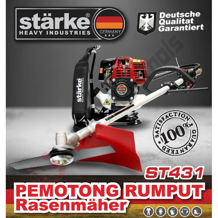 STARKE ST 431 Mesin Potong Rumput 4 Tak Brush Cutter Bensin Murni