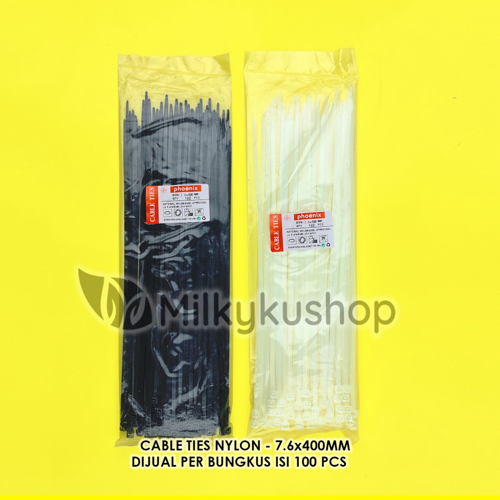 CABLE TIES NYLON SUPER 7.6 X 400 MM KABEL TIS