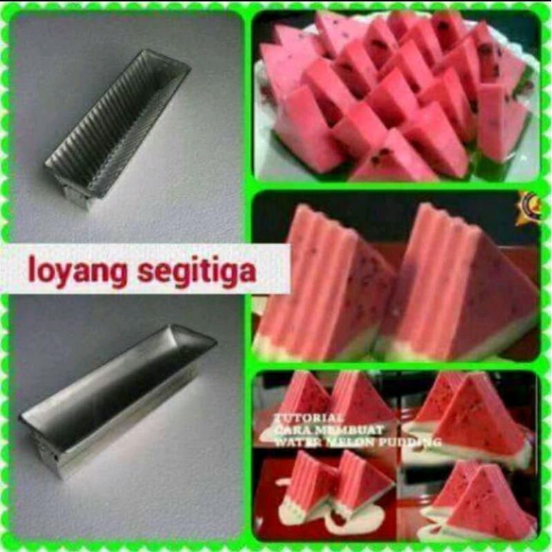 Loyang puding semangka Loyang Bolu/Loyang segitiga grigi murah