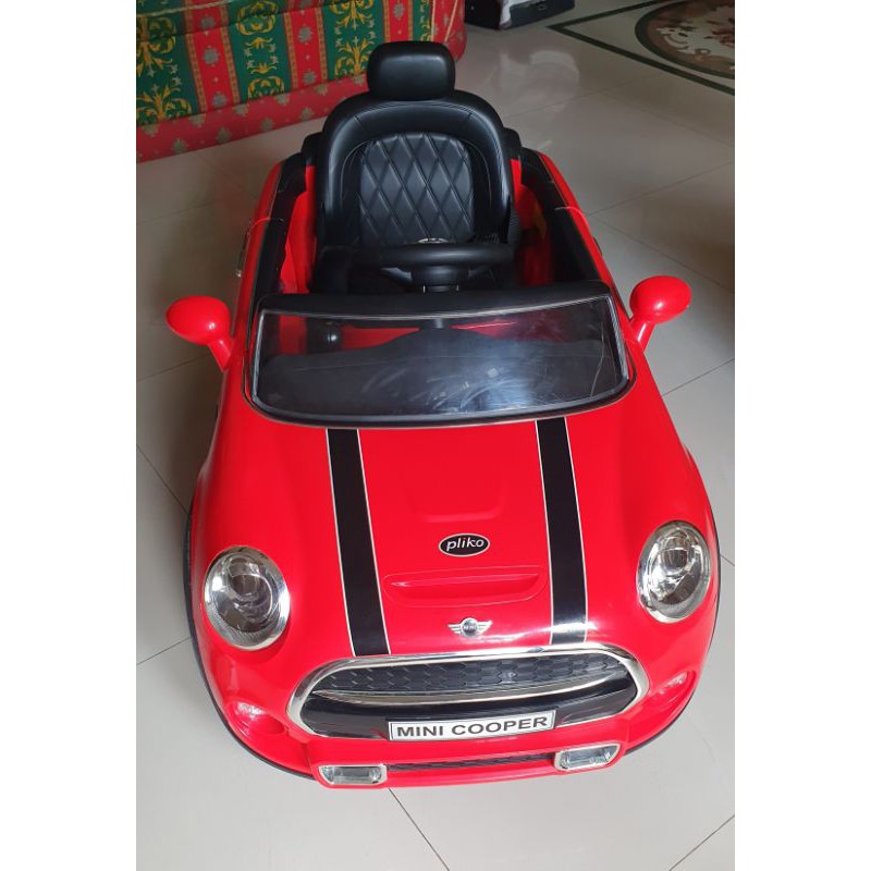 DIJUAL MOBIL ANAK PLIKO MINI COOPER MERAH PK-3868 (LISENSI)