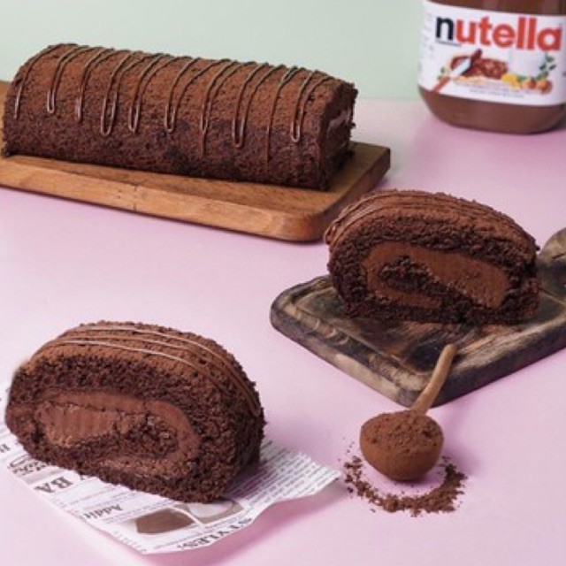 Swissroll Nutella Bittersweet by Najla Semarang