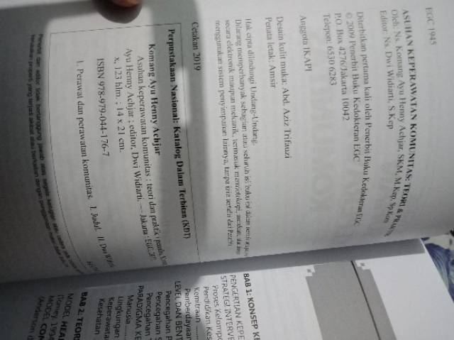 Buku Keperawatan Ori Buku Asuhan Keperawatan Komunitas Teori Praktik 2009 Egc Shopee Indonesia