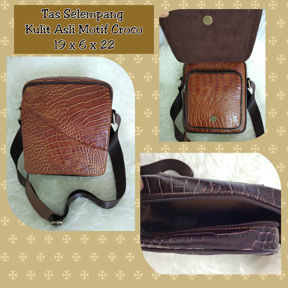 Tas Kulit Selempang Pria TS 02