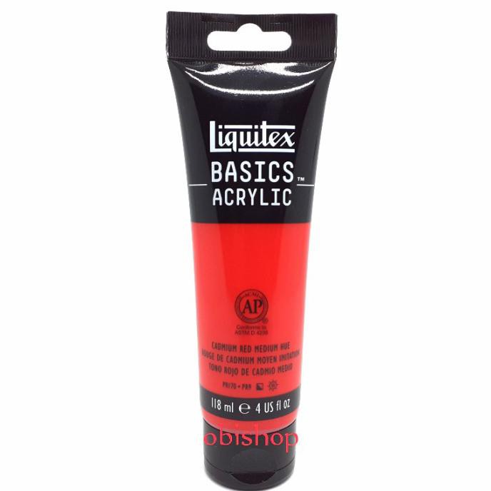 

TERBARU CAT AKRILIK LIQUITEX BASICS ACRYLIC 118 ML CADMIUM RED MEDIUM HUE PERALATAN MELUKIS ART SET