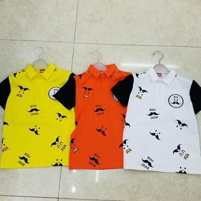 Toko Pakaian Anak Terupdate pakaian anak tanggung laki import kemeja kaos kuning bon joor yellow