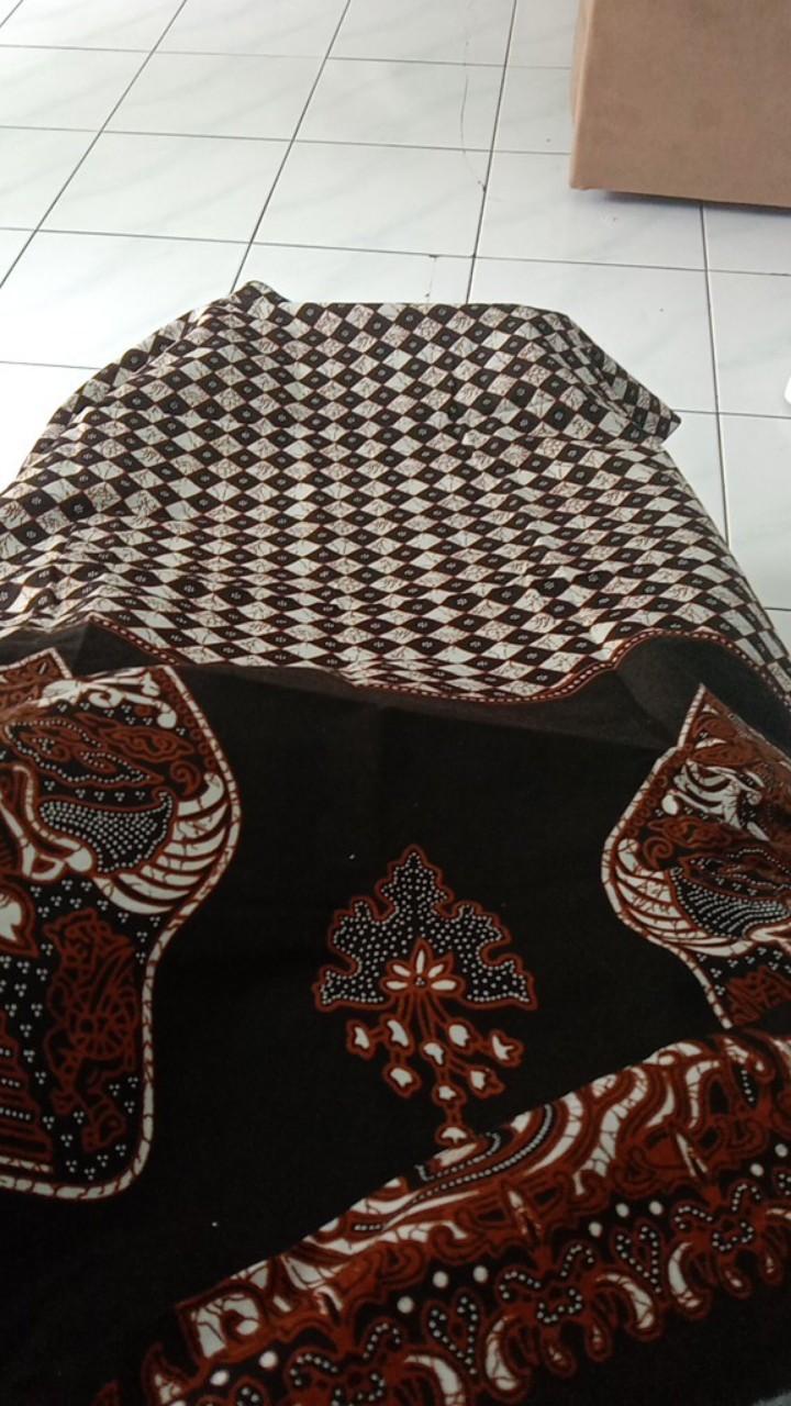 Gus Azmi / Sarung Batik / Sarung Batik Anak Gunungan Wayang Prada Silver / Gold - Anak Sd /smp / Sma
