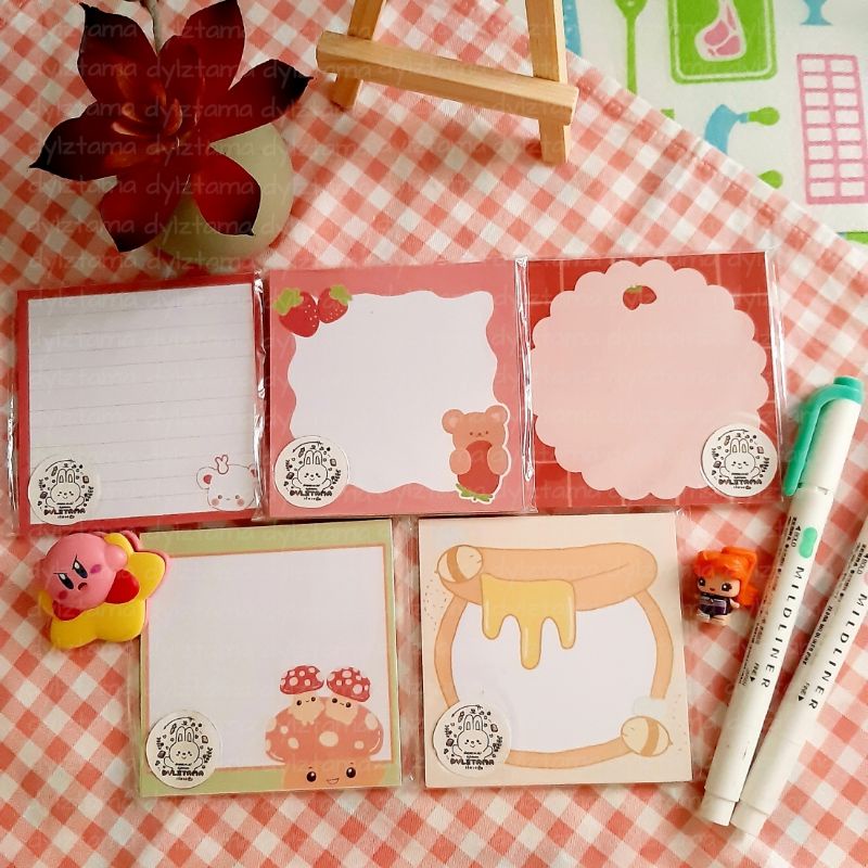

30 Lembar Memopad/sticky memo/sticky notes/memo notes/notepad/DIY/jurnal/diary/planner[Homemade Memopad]