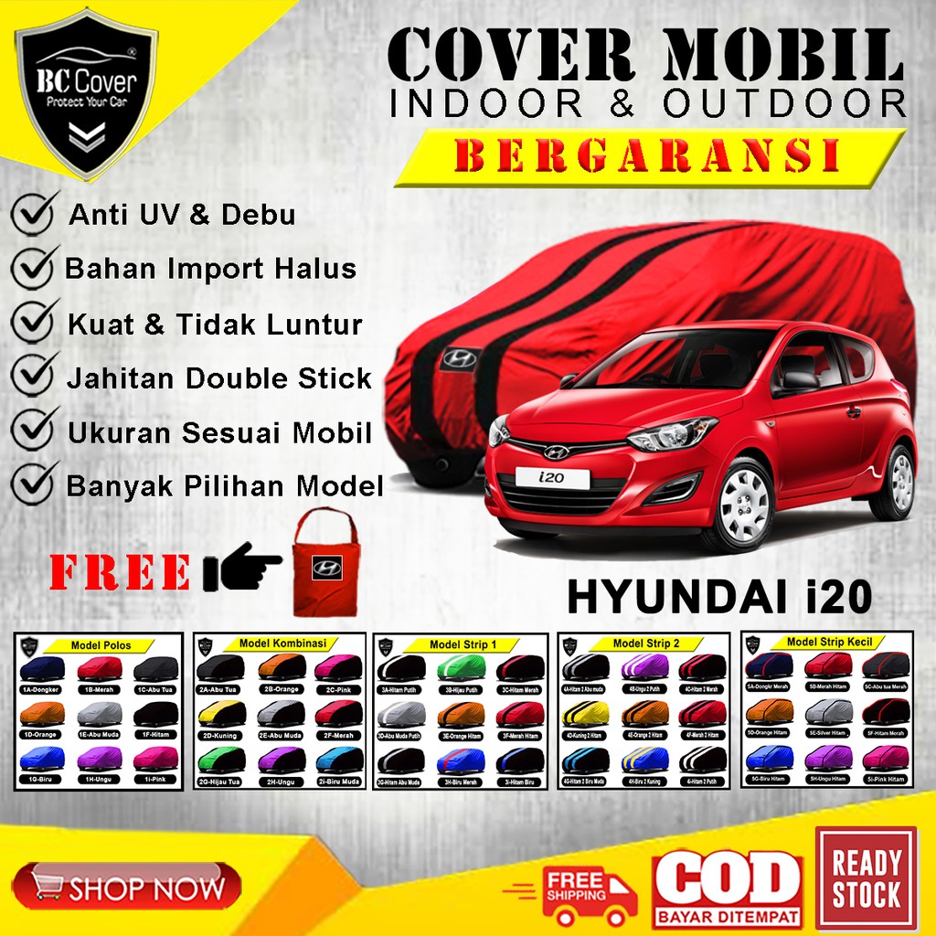 Cover Mobil Hyundai i20, Sarung Hyundai i20, Selimut Tutup Mantel Pelindung Jas Mantol Kerudung Penutup Hyundai i20 Outdoor