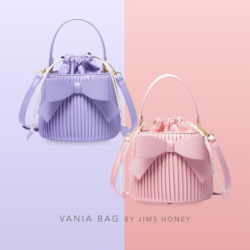 VANIA BAG JIMS HONEY ORI TAS SELEMPANG WANITA CUTE IMPOR FASHION CEWEK KOREA HAND SLING BUCKET CANTIK JIMSHONEY