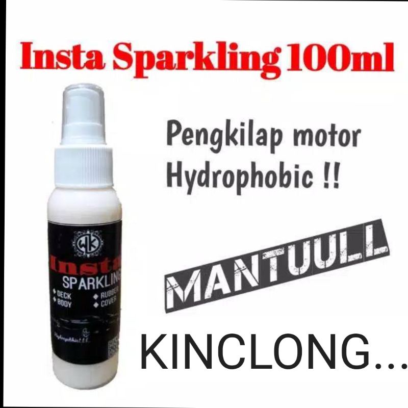 Shampo dan pengkilap body mobil motor  insta sparkling shampo salju