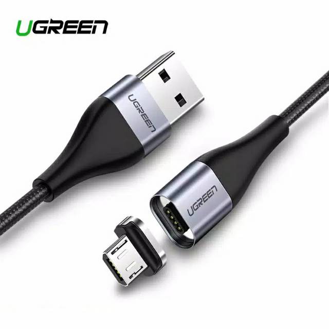 Ugreen Magnetic Micro USB - Type C Cable Kabel 1 Meter