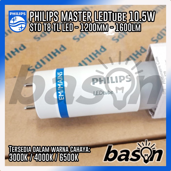 PHILIPS Master LEDTube 10.5W 1200mm STD T8 1600lm - TL LED