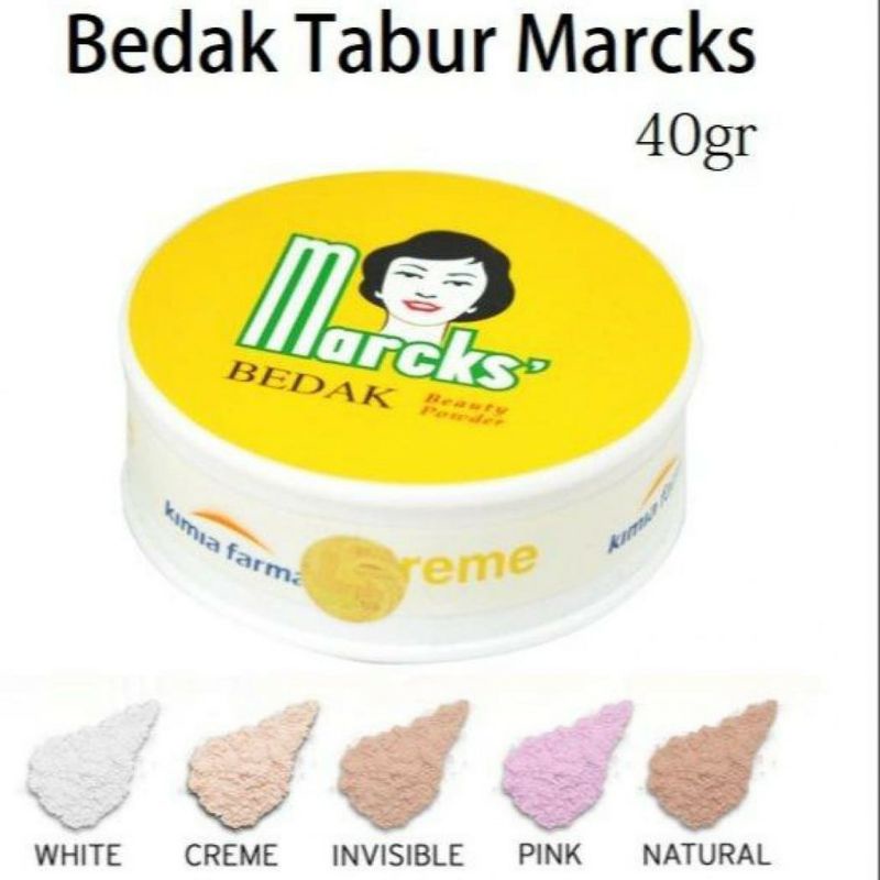 MARCKS BEDAK BEAUTY POWDER 40gr - Talcum Powder