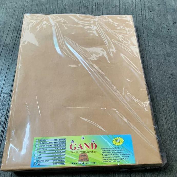 

Amplop Coklat A3 ( 330 mm x 430 mm ) Isi 100 lembar CUCI GUDANG