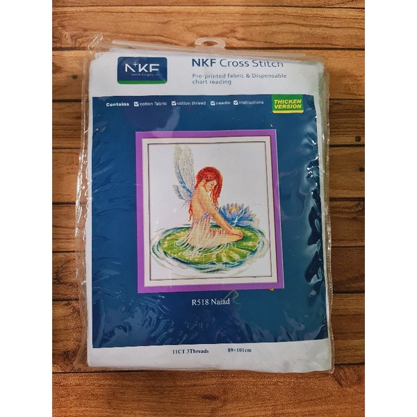 Paket/Kit Kristik/Cross Stitch NKF R518 Naiad