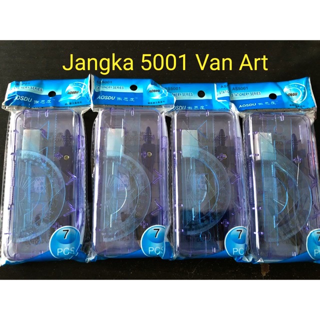 

Jangka besi set, busur set+jangka VA5001 biru