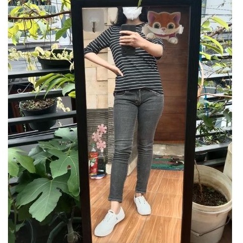 Celana Jeans Skinny Wanita Point One Original - PRELOVED