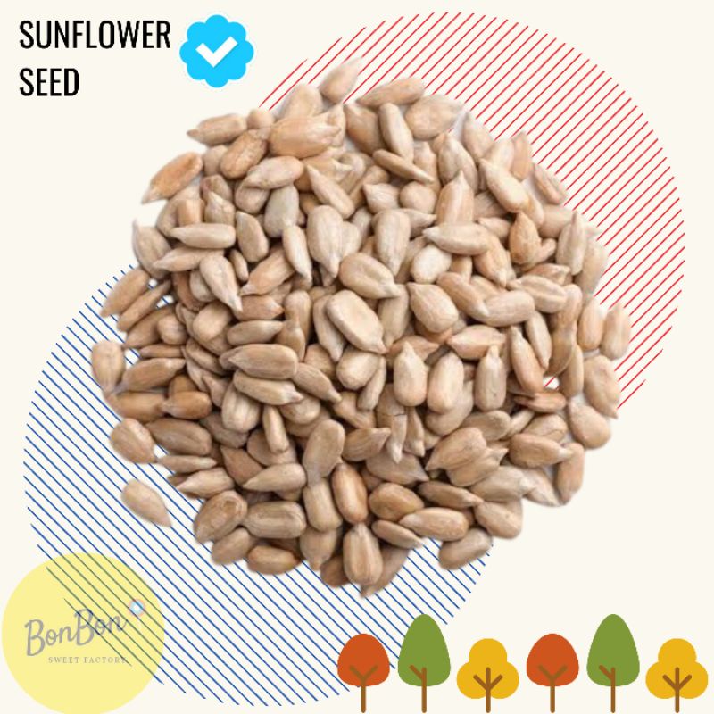 

Sunflower Seeds 250 Gram / Kuaci Kupas Biji Matahari / Kwaci Mentah / Sunflower Seed