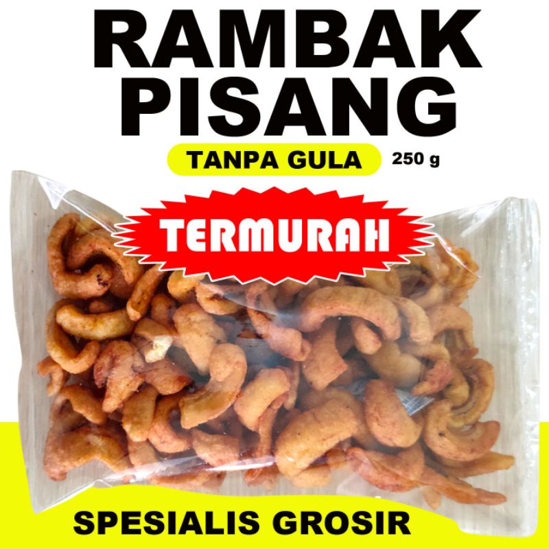 

Rambak pisang 250g, TERMURAH, BISA GROSIR !