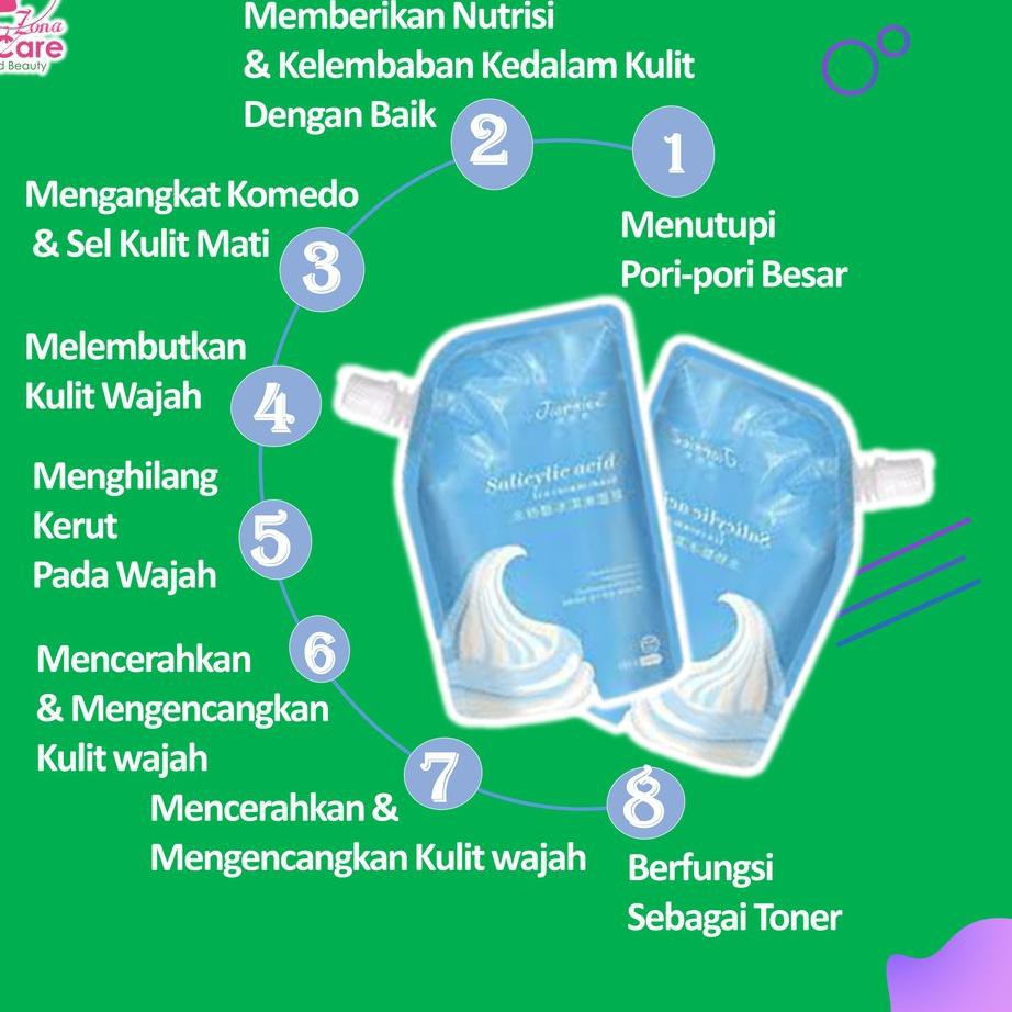 Jiorniee Salicylic Acid Ice Cream Mask Original / Masker Wajah / Komedo / Bruntusan isi 300 ML