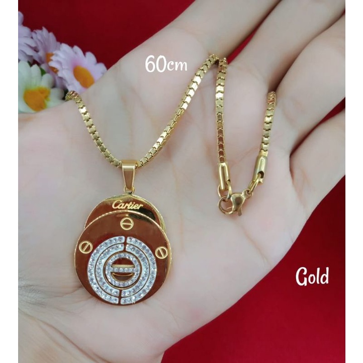 Kalung hijab emas muda kadar 50% emas muda kadar rendah