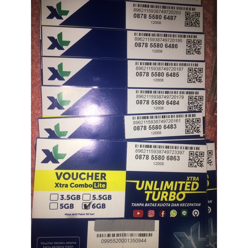 Kartu perdana paket data internet XL 6gb