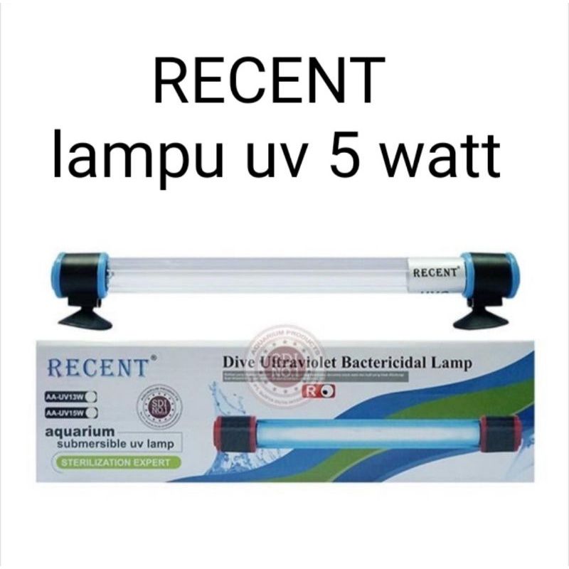 lampu uv aquarium recent 5 watt