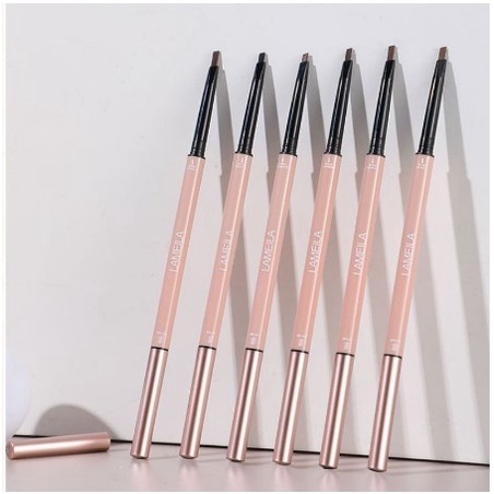 Lameila Pensil Alis  Double Heads Eyebrow Pencil Lasting Eyebrow Pen Waterproof 6 Warna HK835