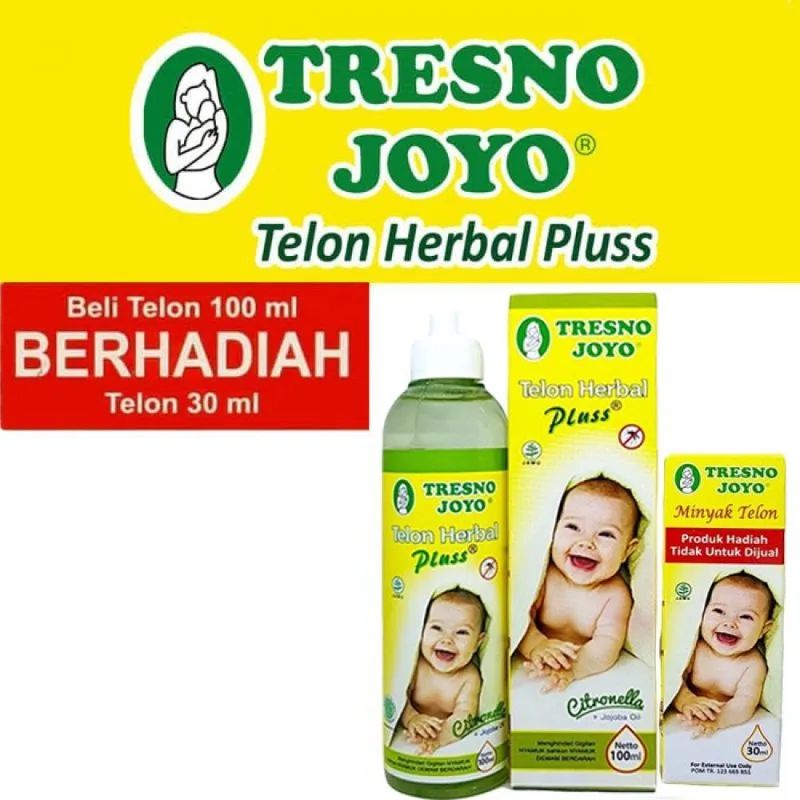 Tresno Joyo Minyak Telon 100ml Free 30ml - Tresnojoyo Minyak Telon Plus Bayi