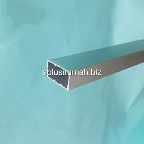 ] HOLLOW ALUMINIUM 23 X 46MM P 1M PIPA KOTAK panjang 1meter