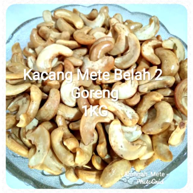 

PROMO!!!!! Kacang Mete/Kacang Mede Belah 2 Goreng 1kg