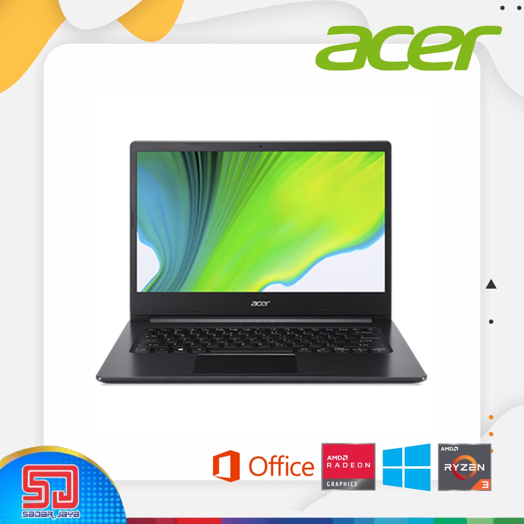 Acer Aspire 3 Slim A314-22-R446 Ryzen 3-3250U / 4GB / 256GB SSD / 14″ / Win10+OHS