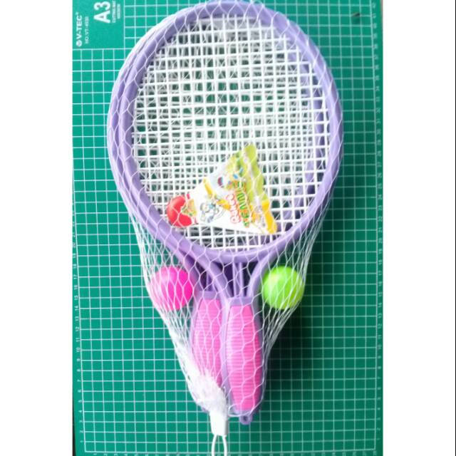 Set Mainan Tenis Anak Kualitas Plastik Bagus