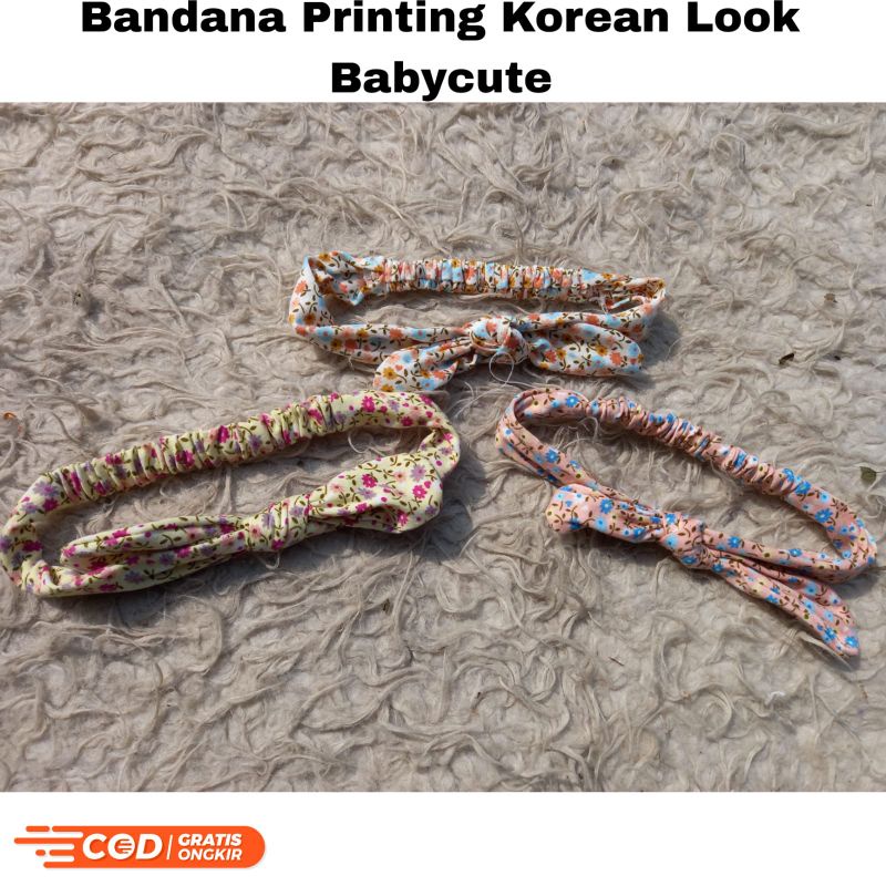 Bandana bayi dan jilbab putih SNI Promo 9.9
