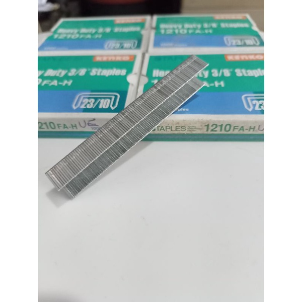 

Isi Staples / Hekter kenko 3/8" Staples 1210 FA-H 23/10 1000 staples