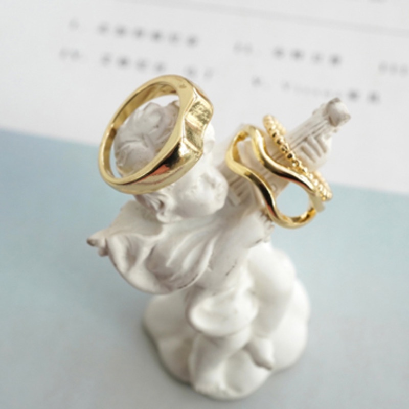 Three-piece Golden Ring Accessories Fashion Personality Luxury