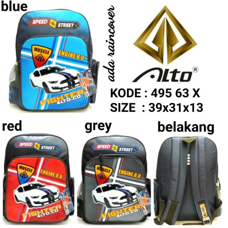 TAS RANSEL SEKOLAH ANAK COWOK ALTO 49563 X