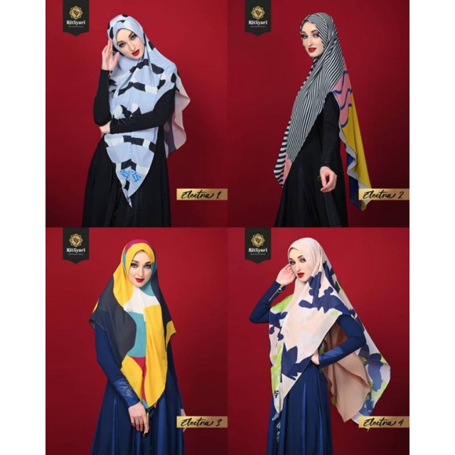 khimar Elektra ritz syari