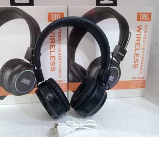 Gratis ongkir ATR-491 Headphone JBL PPT860 Stereo Headset Bluetooth JBL Headphone Wireless Earphon