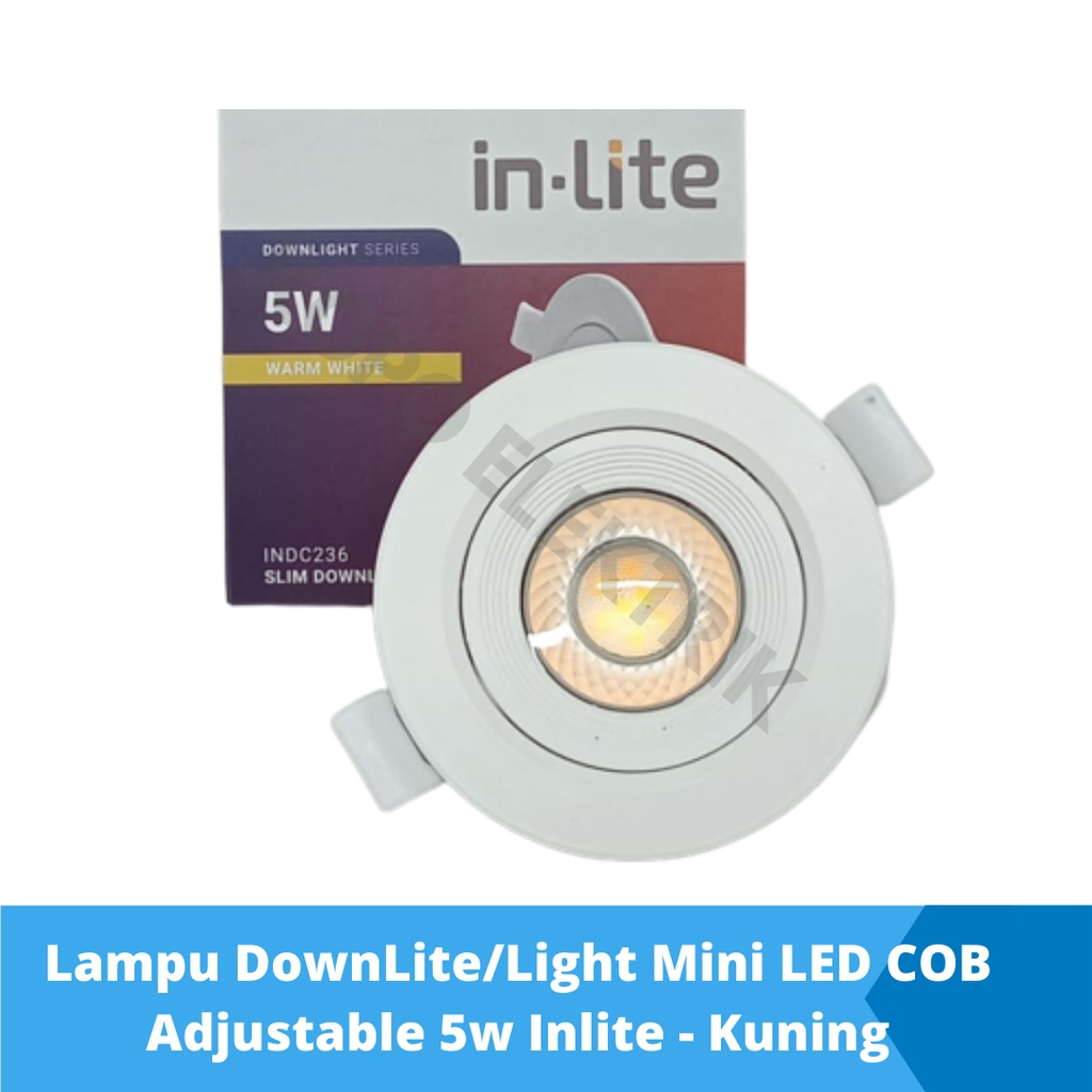 Inlite INDC236 Lampu DownLite/Light Mini LED COB Adjustable 5w