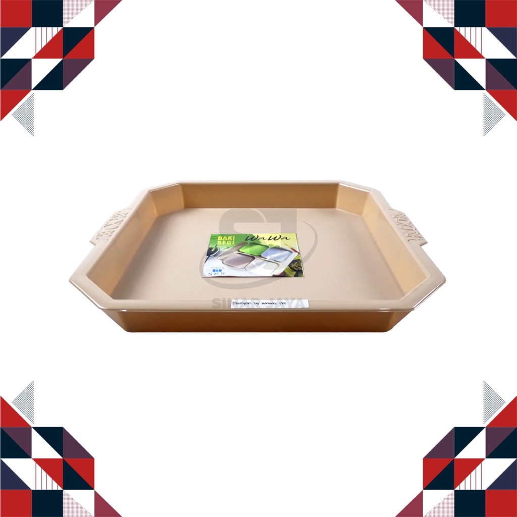 Nampan Segi Wawa SKS/Nampan Plastik/Nampan Cantik/Nampan Serbaguna