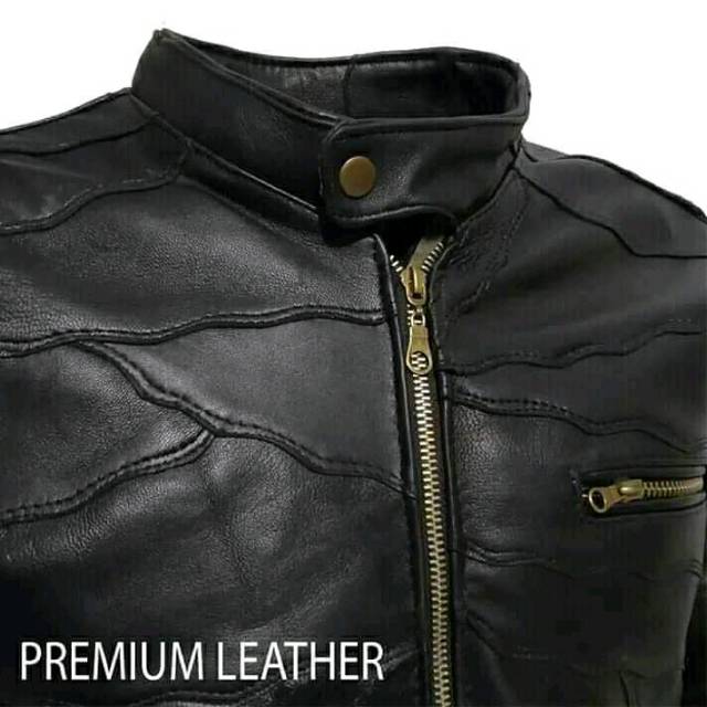 JAKET KULIT DOMBA ASLI MODEL SAMBUNGAN