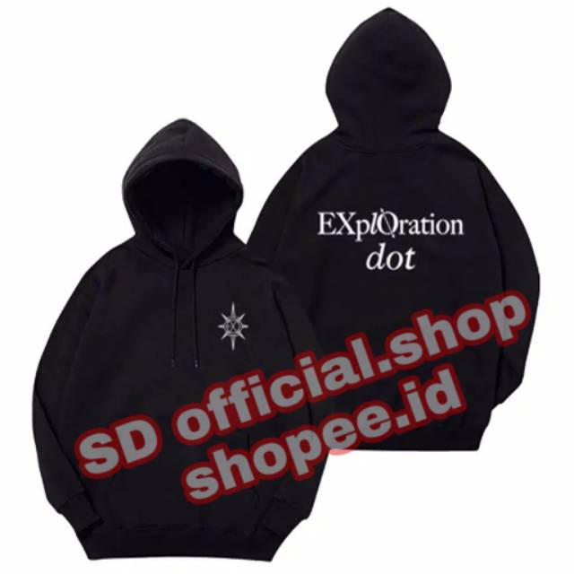 (bayar ditempat)  jaket hoodie kpop EXO EXplORATION DOT