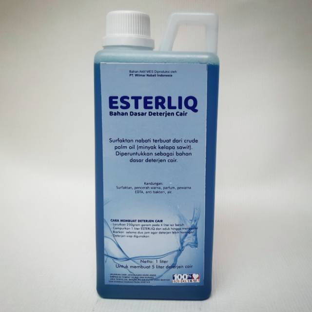 ESTERLIQ Bahan Dasar Membuat Detergen Cair 1 ltr menjadi 5 ltr | Detergen Laundry Curah Murah